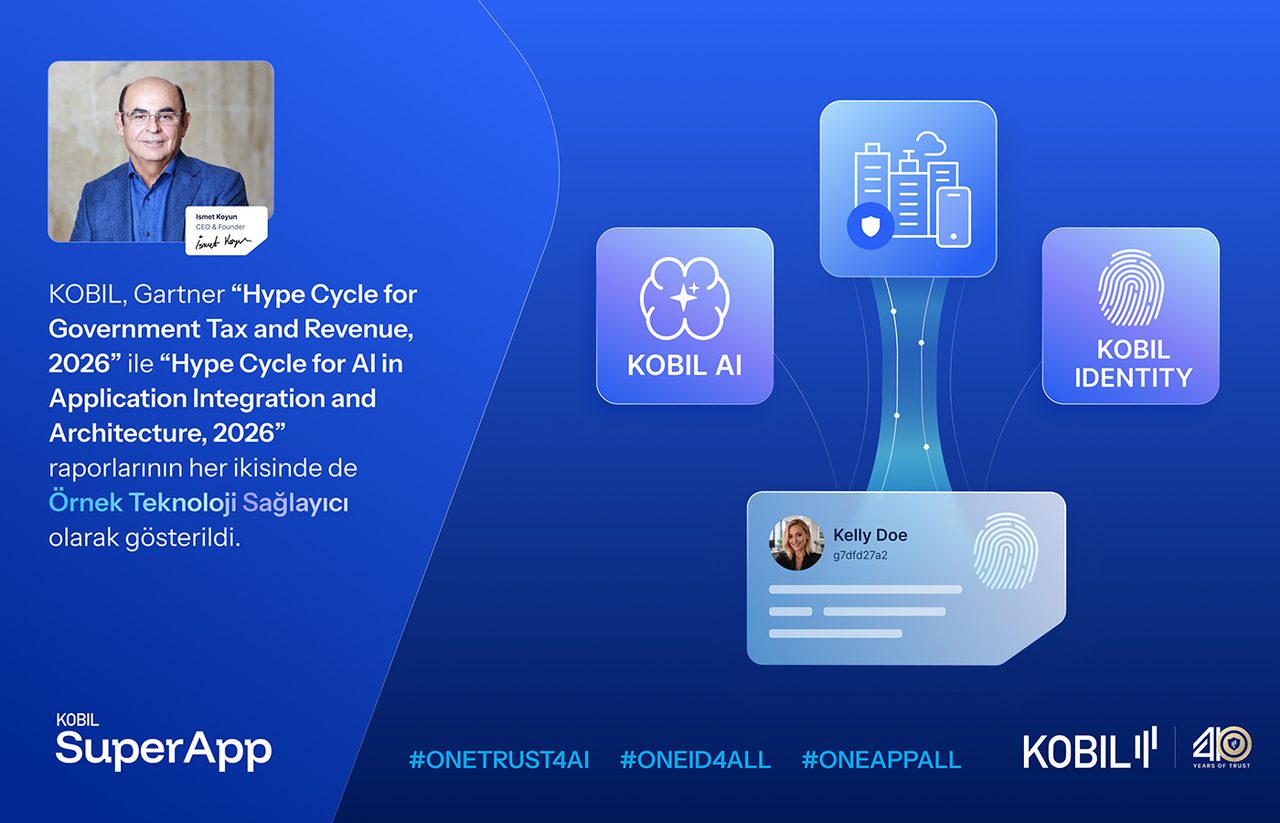 KOBIL, Gartner Hype Cycle Raporlarında Kamu Teknolojileri ve Yapay Zeka Kategorilerinde Tanındı